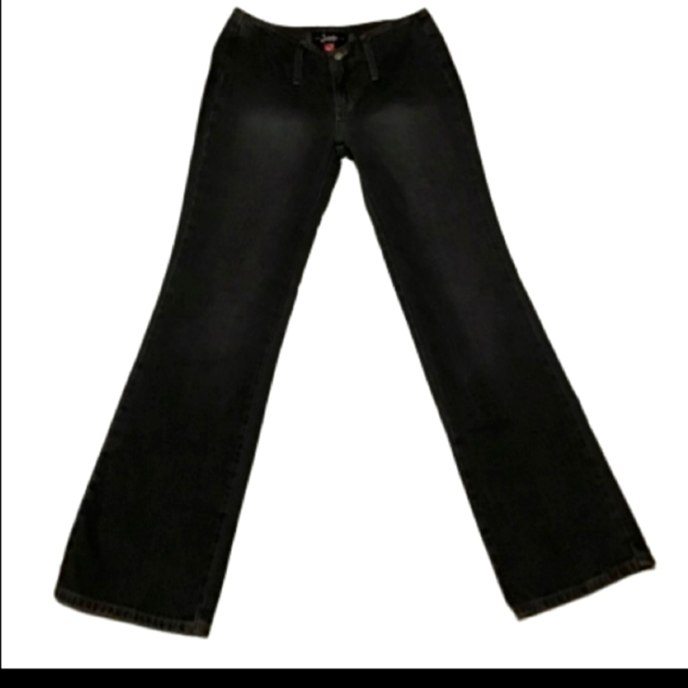 Vintage 90s jalate faded black wide leg jeans